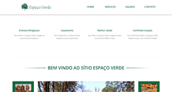 Desktop Screenshot of espacoverde.com