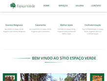 Tablet Screenshot of espacoverde.com